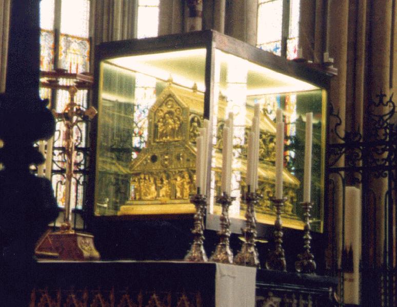 Reputed Bones of the Magi in German Church