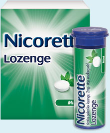 Mint
                      and Cherry Flavored Lozenges