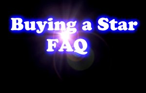 Star Naming FAQ