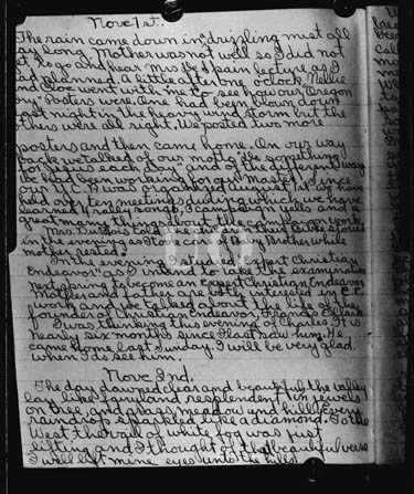 See Opal's 18 Year Old Unedited Diary Entries Nov 1916